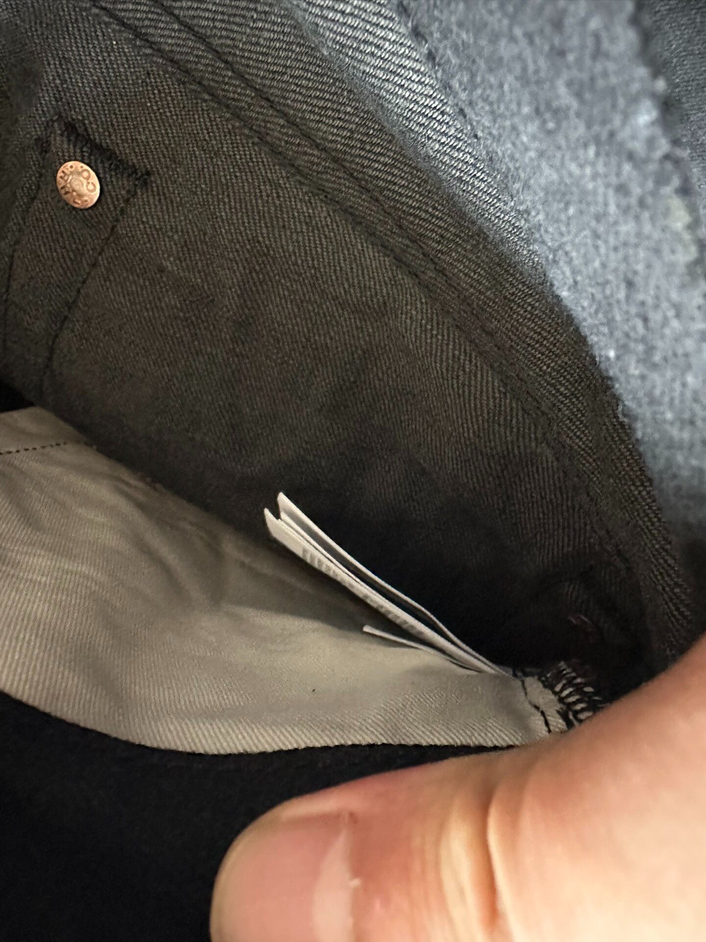 RRL Distressed Black Beckham Jeans — back