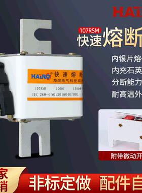 107RSM直流快速熔断器Z型平板低压中间挂钩熔断器