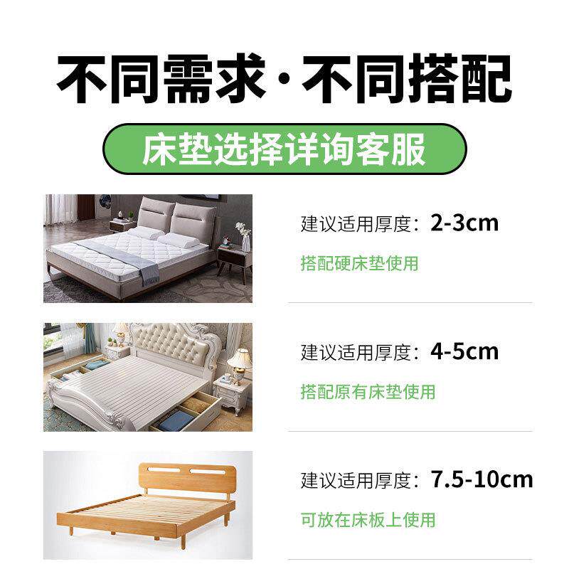 乳胶床垫泰国天然橡胶纯软垫5cm学生宿舍1.8m床家用榻榻米垫