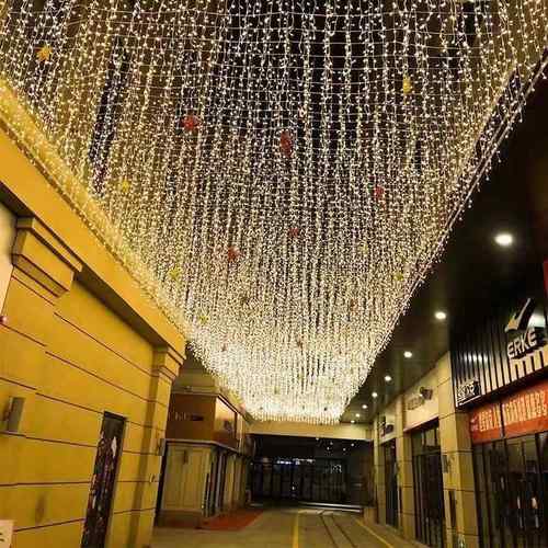 led冰条灯户外满天星星灯彩灯闪灯串灯瀑灯布店铺商场吊顶装饰灯