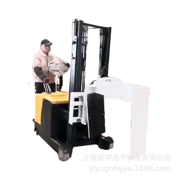 全电动站小型墨块夹包直型翻转石夹抱机机抱立叉AVF车方形板材加