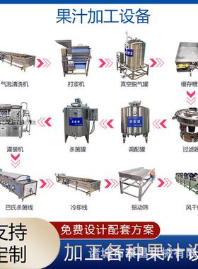 刺梨汁饮料深加工设备全自动芒果汁生产线沙棘果浆饮品生产设备