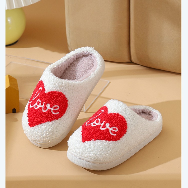 2025冬季女童棉拖鞋刺绣毛拖鞋男童时尚休闲品质源头拖鞋中童代发