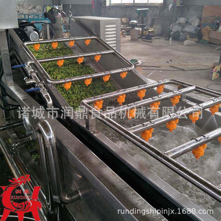 现货供应高压喷淋气泡清洗机 蔬菜去农药残留清洗机 小白菜清洗机