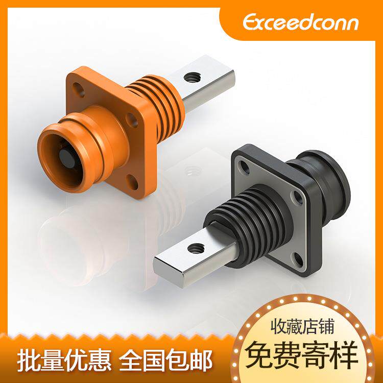 储能机柜大电流连接器接插件130A单芯储能大功率连接器新能源