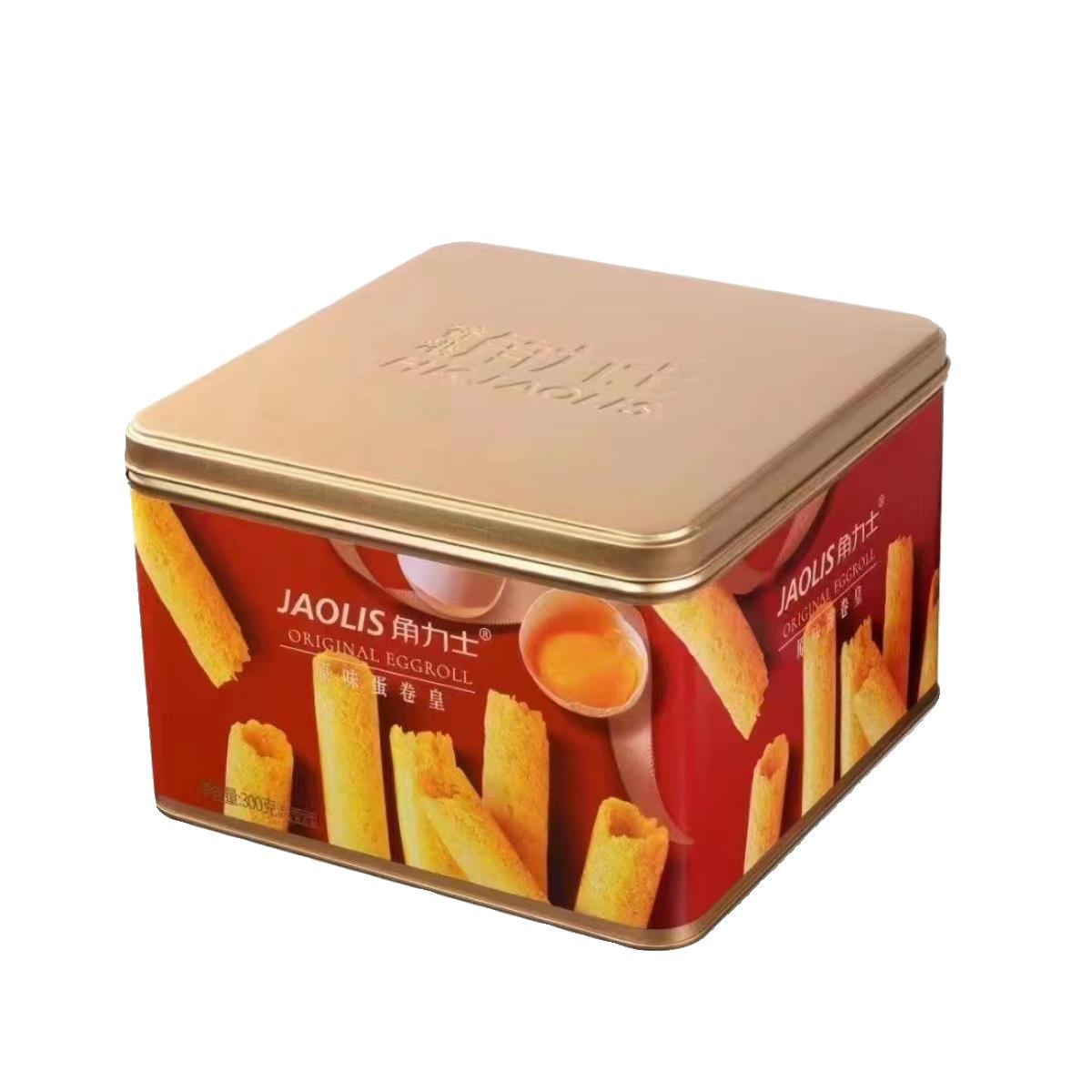 角力士香葱原味300g蛋卷礼盒休闲零食品饼干伴手礼物送礼包邮