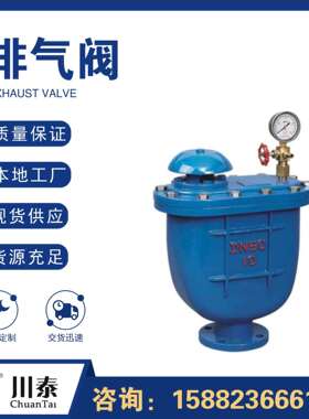 水厂复合式排气阀超压进排气阀CARX球墨铸铁法兰放气阀