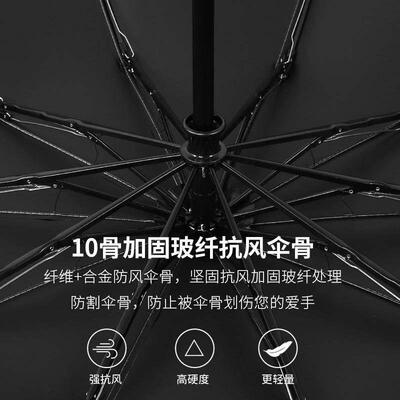 automatic umbrella folding double sun umbrella rain big