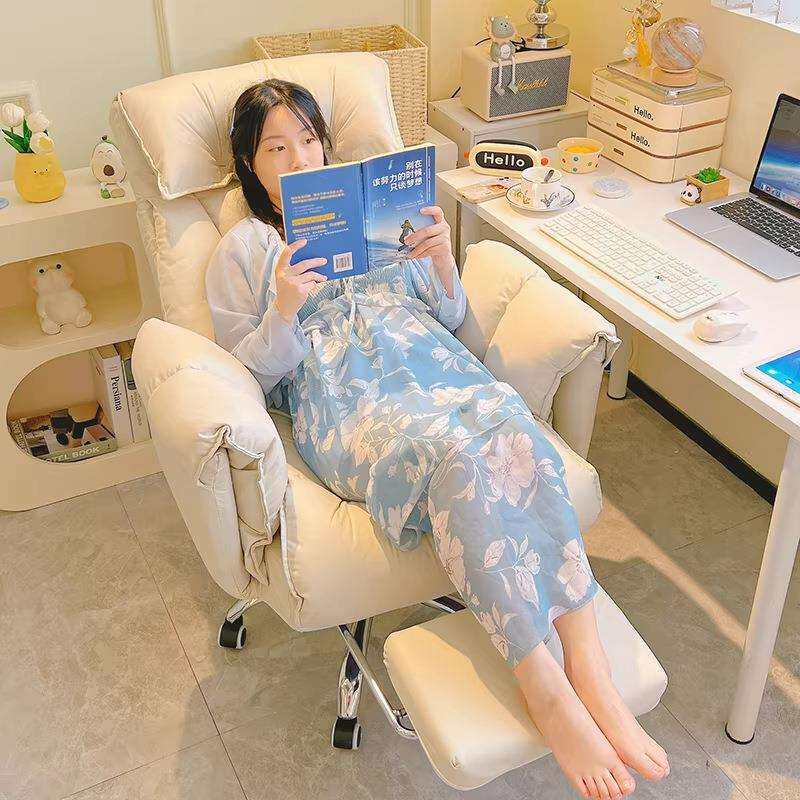 电脑椅子舒服久坐家用懒人沙发椅书桌办公靠背可躺卧室电竞直播椅