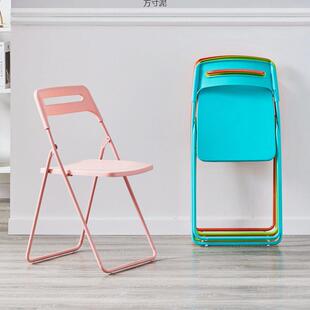 可调节靠背椅塑料椅子室内折叠椅家用办公椅可调节会议电脑椅培训