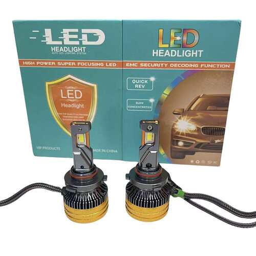 汽车LED大灯高亮100W大功率灯H1H4H7H11外贸款印度灯9005头灯