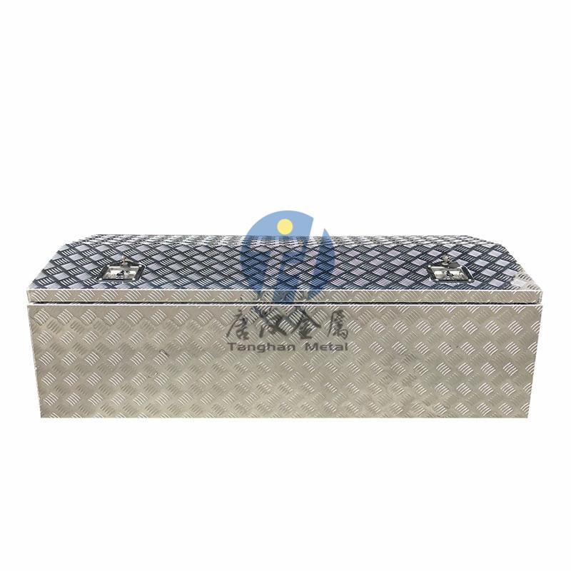 重型防水设计顶开门铝制花纹板皮卡/车床工具卡TH-ATT-1部箱带可