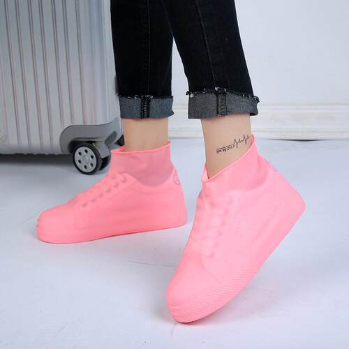 Latex Rain Shoe Covers - Waterproof, Rainproof, Snowproof, a