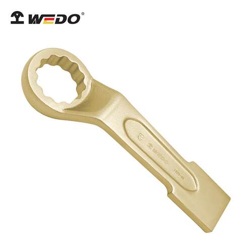 WEDO 维度 AL162B 高颈敲击梅花扳手 防爆铝青铜工具
