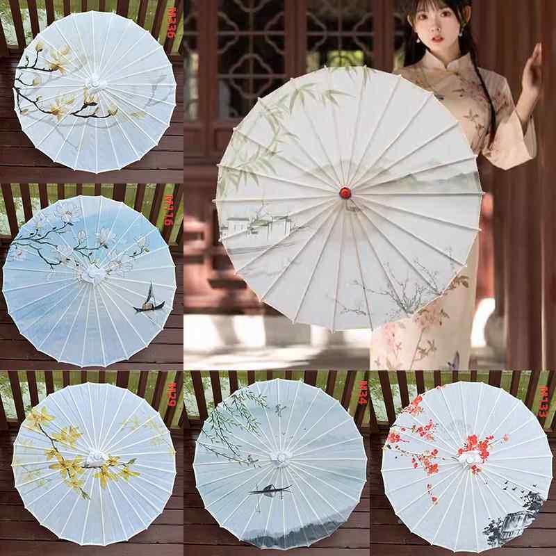 油纸伞古风道具淡雅摄影古典舞蹈伞古装旗袍伞走秀演出雨伞