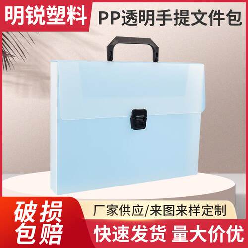 厂家供应定制塑料文件包A4文件塑料风琴包塑料文件