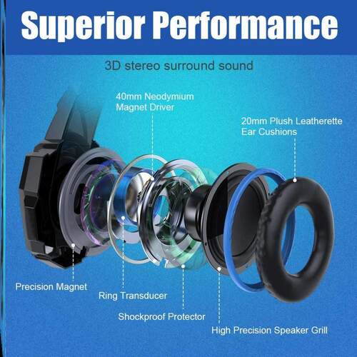 EACH G9000 Gaming Headphone Headset with Mic Casque 耳机