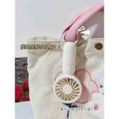 迷你手持小风扇静音挂扣便携式 桌面学生儿童USB小充电风扇