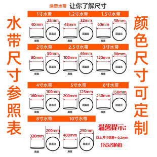 柔软高压灌溉输水排水带浇地水管 农用工业pvc涂塑水带定制四季
