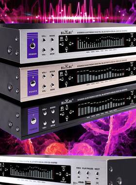 原装发烧无损高端前级32种频谱效果带蓝牙图示均衡器EQ-998PRO