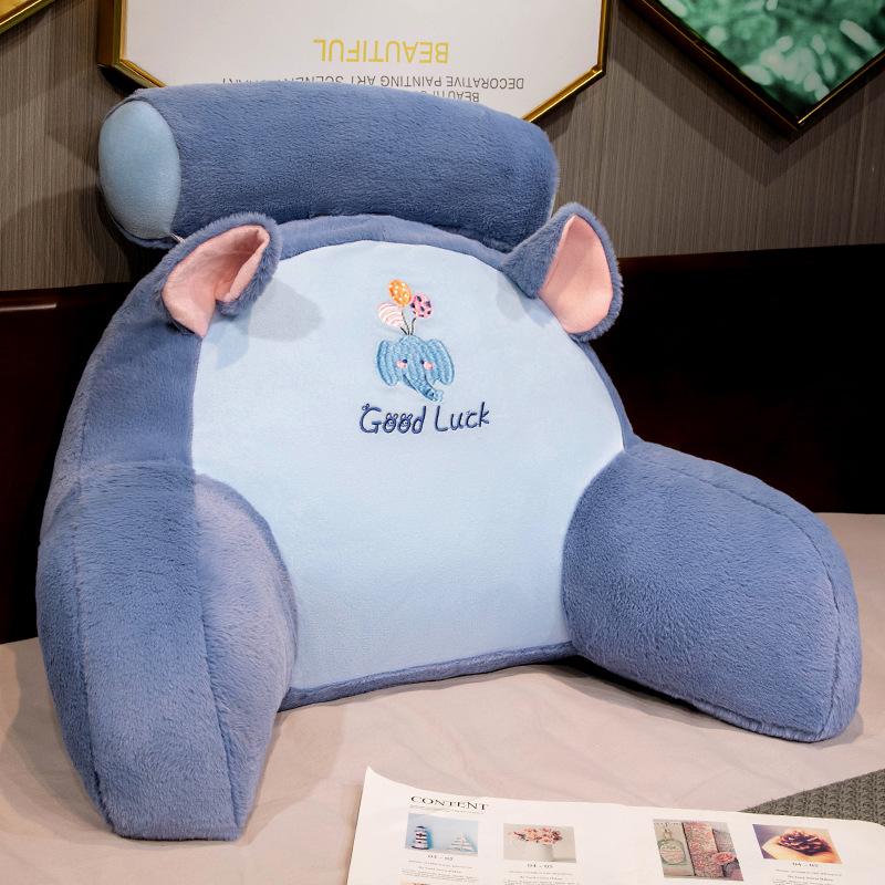 豆豆乳胶靠枕床头靠垫软包抱枕被