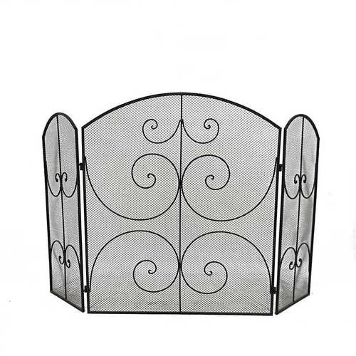 装饰围栏火炉家用隔断防护壁炉护栏壁炉网屏风壁炉艺围铁屏风