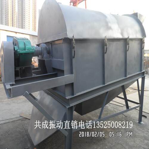 大型砂石筛分机械 滚筒筛 G振T滚筒筛S分 GTS-1550锯末回转机动筛