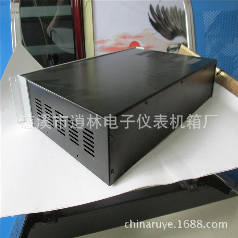 U型19英寸豪华机箱/2.5U带把手金属仪表外壳111*482.6*300