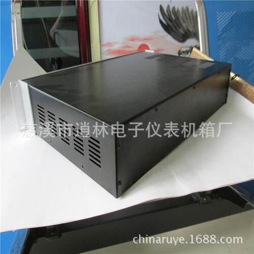 U型19英寸豪华机箱/2.5U带把手金属仪表外壳111*482.6*300