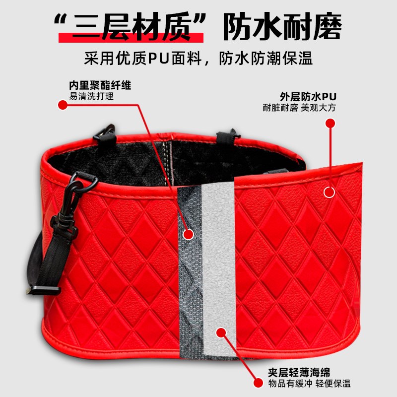 电动车两轮车挂包前置三轮电车踏板摩托车收纳袋车把手置物袋防水