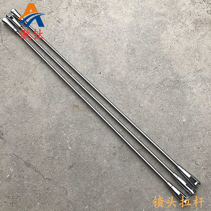傲钛304/201不锈钢锁头拉杆 玻璃雨棚拉杆 幕墙钢构配件锁头M16
