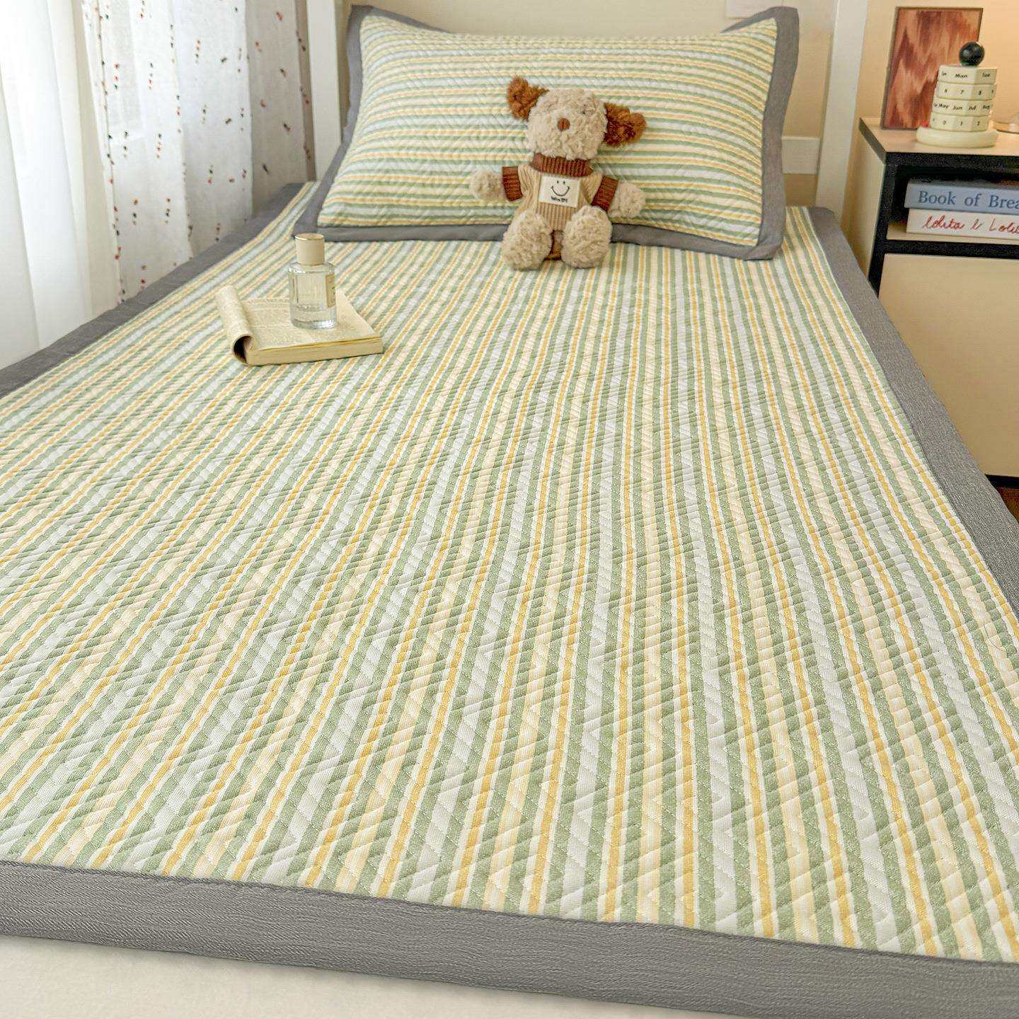 宿舍专用加厚纯棉老粗布薄床垫90x190软垫子全棉学生单人褥子床单