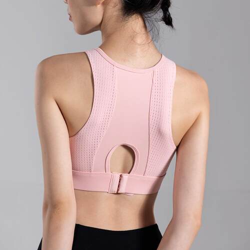 Latex pad sports bra, women's running vest style, styling