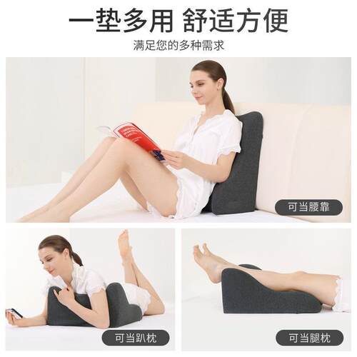 LYK11122现头代简约床靠垫大号鸟大眼布靠沙发床上记背忆棉腰靠枕