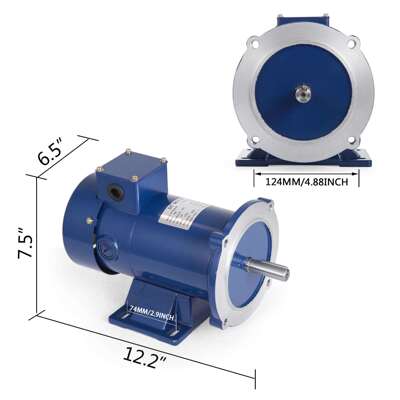 90V 1/4Hp 1750rpm TEFC全封闭 可拆卸安装底座 永磁电机直流电机