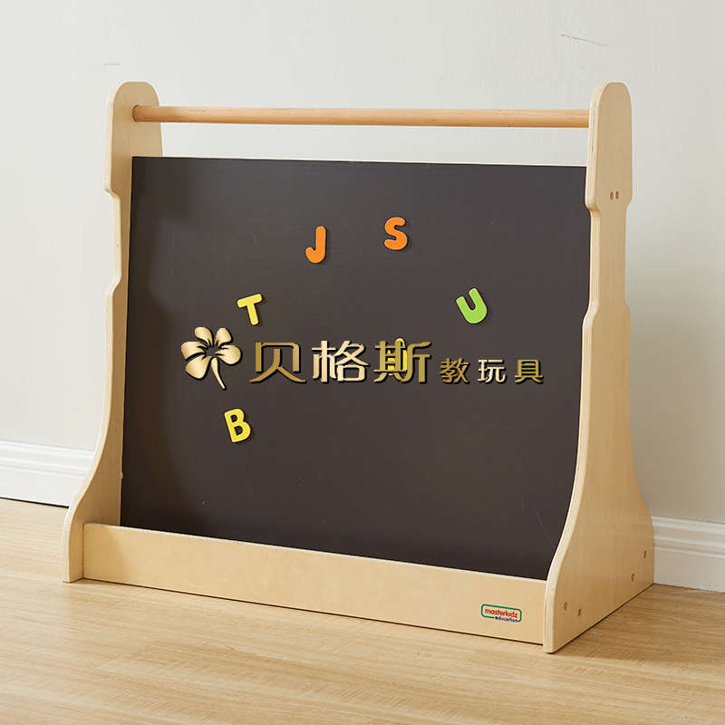 包邮幼儿园儿童双面黑白板写字绘画白板幼儿涂鸦墙儿童绘画板黑板