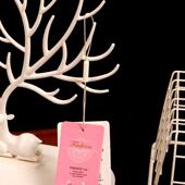 空男白圆柱形插桶状通吊牌绳 装 双吊粒服装 服饰塑料用吊25CM绳童装