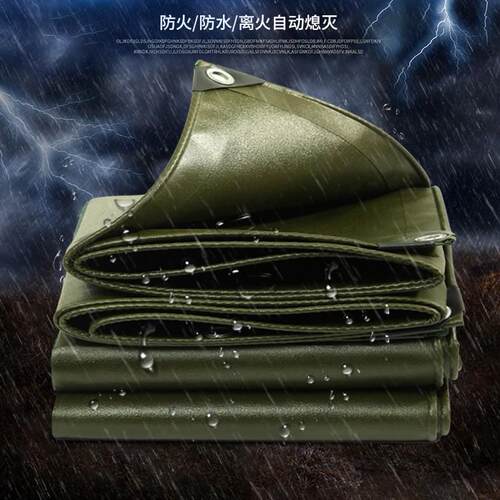 厚防雨帆布隔遮阳热盖货篷布货棚子三p-005挡轮车雨帐加篷户外耐