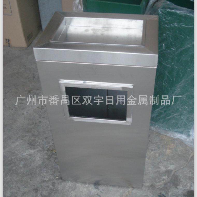 方形收纳桶酒店大堂宾馆物业不锈钢垃圾桶商场写字楼室内垃圾桶