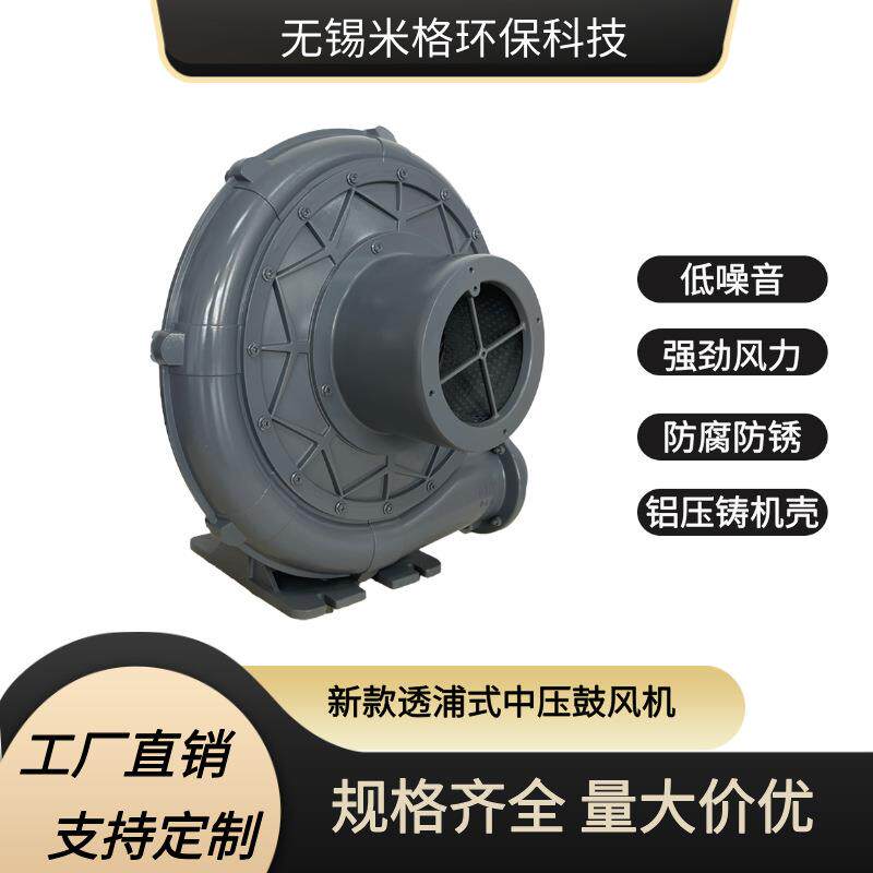 送风送料气体循环通风换气物料输送鼓风机玻璃清洗机配套中压风机