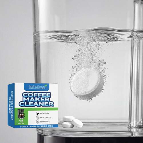 JAKEHOE Coffee Machine Cleaning and Descaling Tablets - Conv