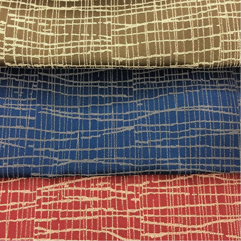 厂家现货新中高精密提花沙发布欧式 窗帘布艺软装靠包 小机理面料