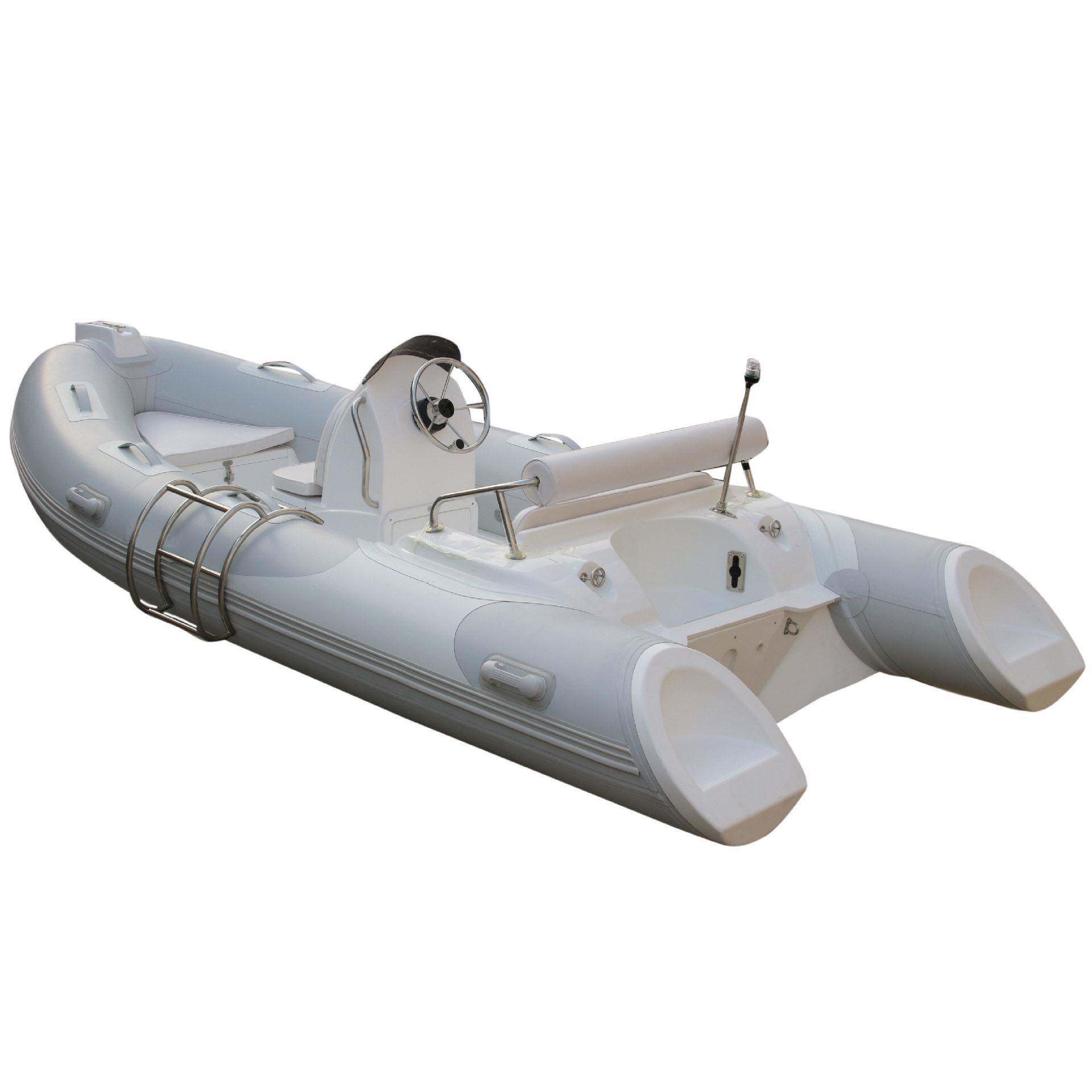 RIB420C源头工厂跨境货源4.2米加厚玻璃钢船/冲锋舟/速艇