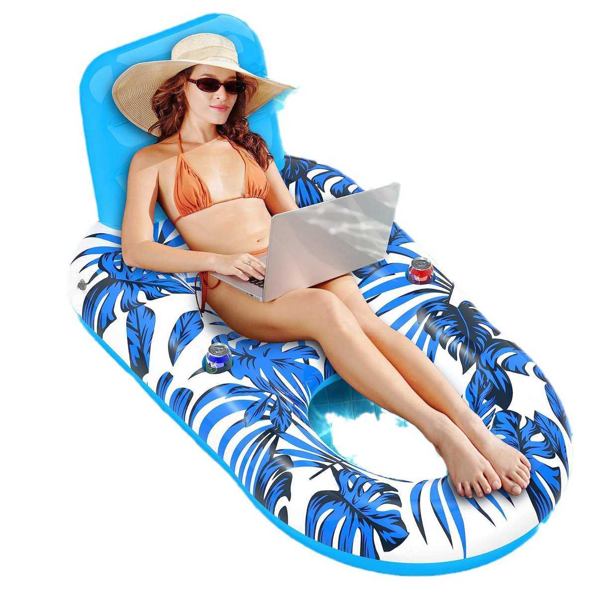 源头工厂充气浮排泳池大号浮舟日光浴晒黑成人漂浮躺椅带杯座架,运动/瑜伽/健身/球迷用品,充气床,淘宝优惠券,粉丝福利购,淘宝优惠卷