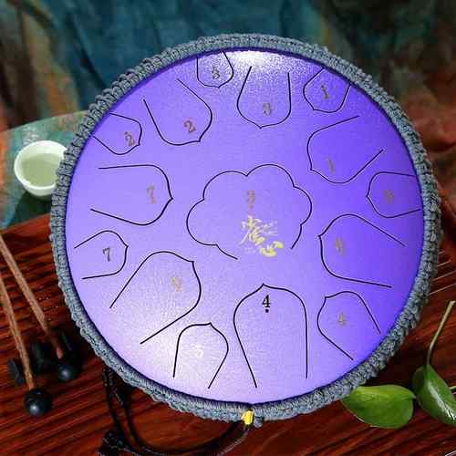 正品正品空灵音鼓色空鼓无忧鼔手碟梵乐钢舌鼓专初学者13音器15音