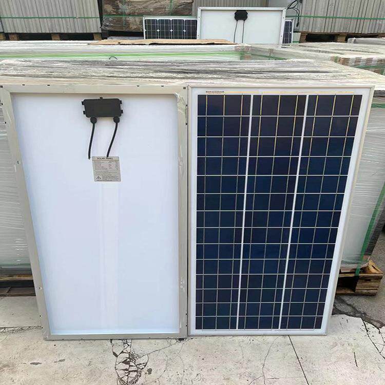 100W太阳能电池板18V多晶发电板12V24V光伏发电组件家用电瓶充电