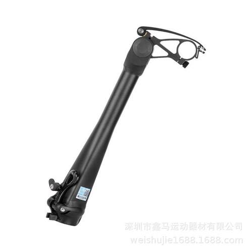 折叠自行车竖管铝合金锻造D2D可调节角度多功能折叠立管配件
