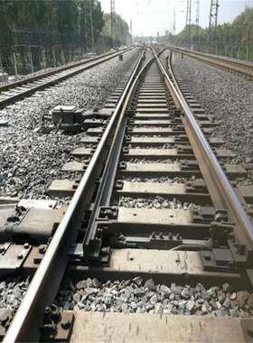 矿大渡线道岔 DX6154-1214渡线道岔 铁路渡线窄轨矿用铁路道岔