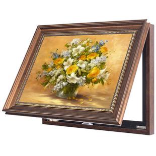 欧美简餐厅电表箱装 312S画挡 饰画约客厅墙画复古挂画配盒遮壁27A