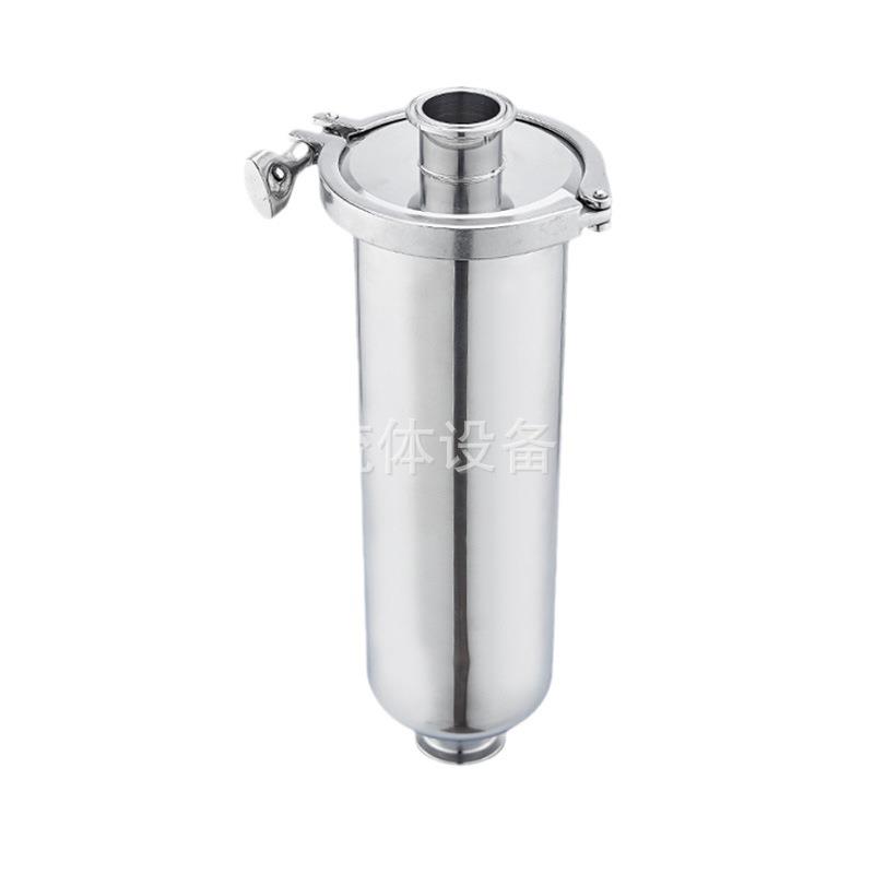 食品级直通式过滤器快装管道直通式过滤器卡套式直通过滤器